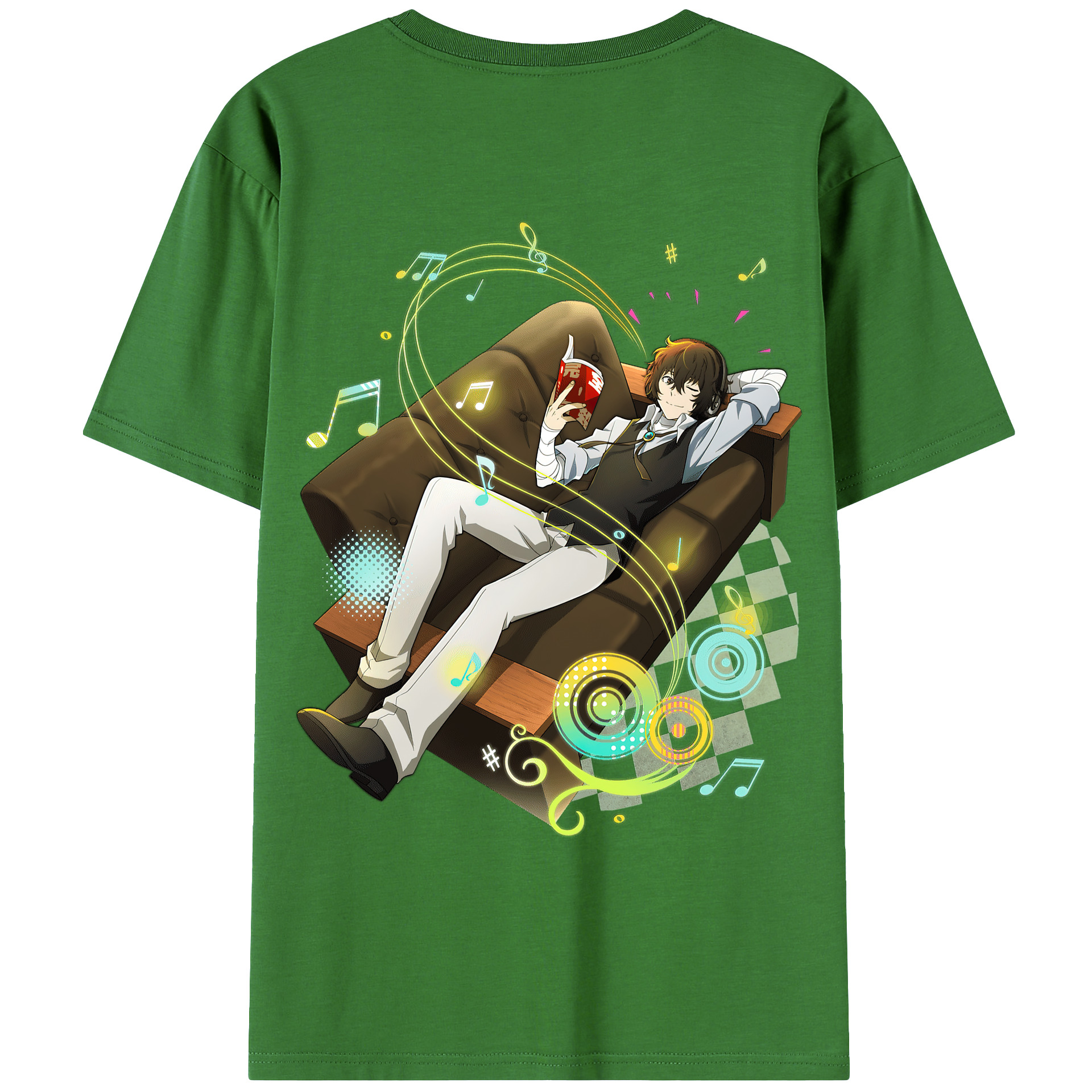 （画像用） 文豪ストレイドッグス Bungo Stray Dogs レディース半袖Tシャツ(バックプリント)